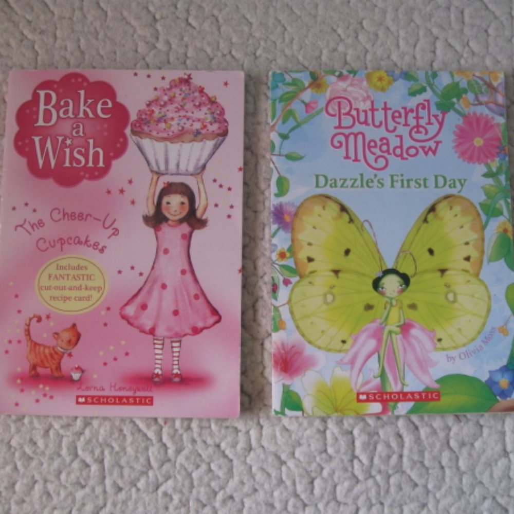 5/$20 Bake a Wish & Butterfly Meadow Book Bundle